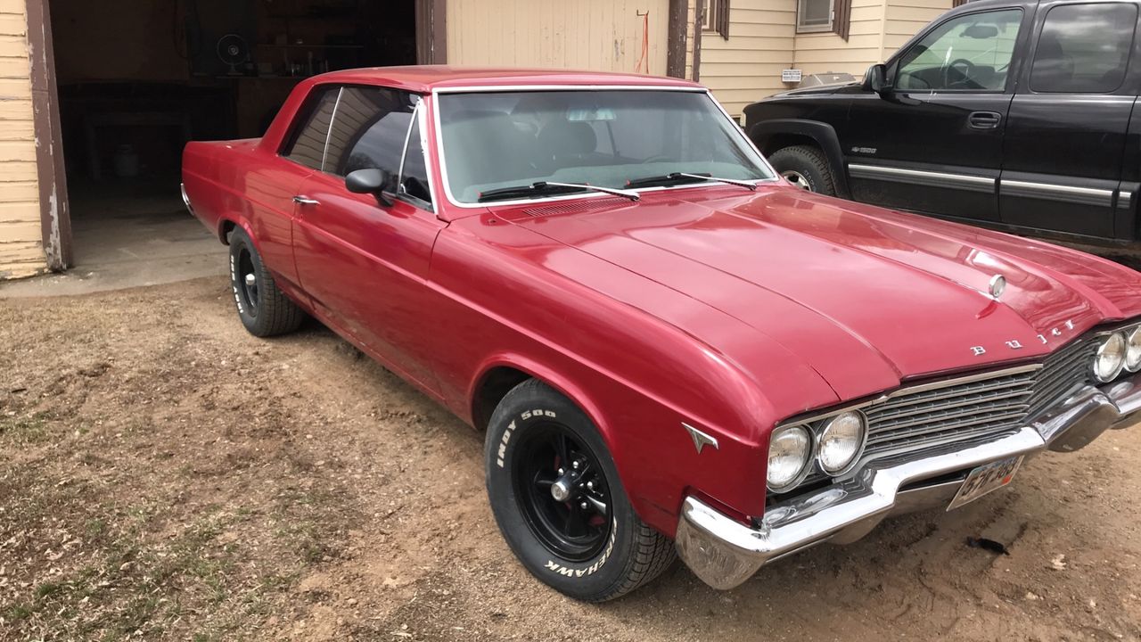 1965 Buick Skylark | Sioux Falls, SD, Dark Red, Rear Wheel