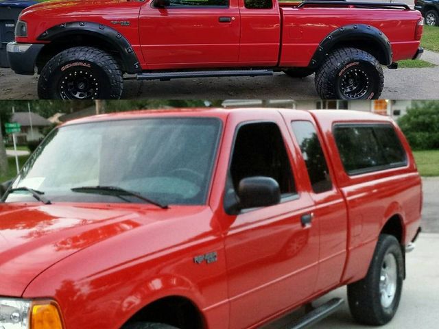 2005 Ford Ranger XLT, Bright Red Clearcoat (Red & Orange), 4 Wheel