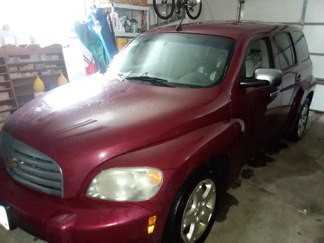 2006 Chevrolet HHR LS, Victory Red (Red & Orange), Front Wheel