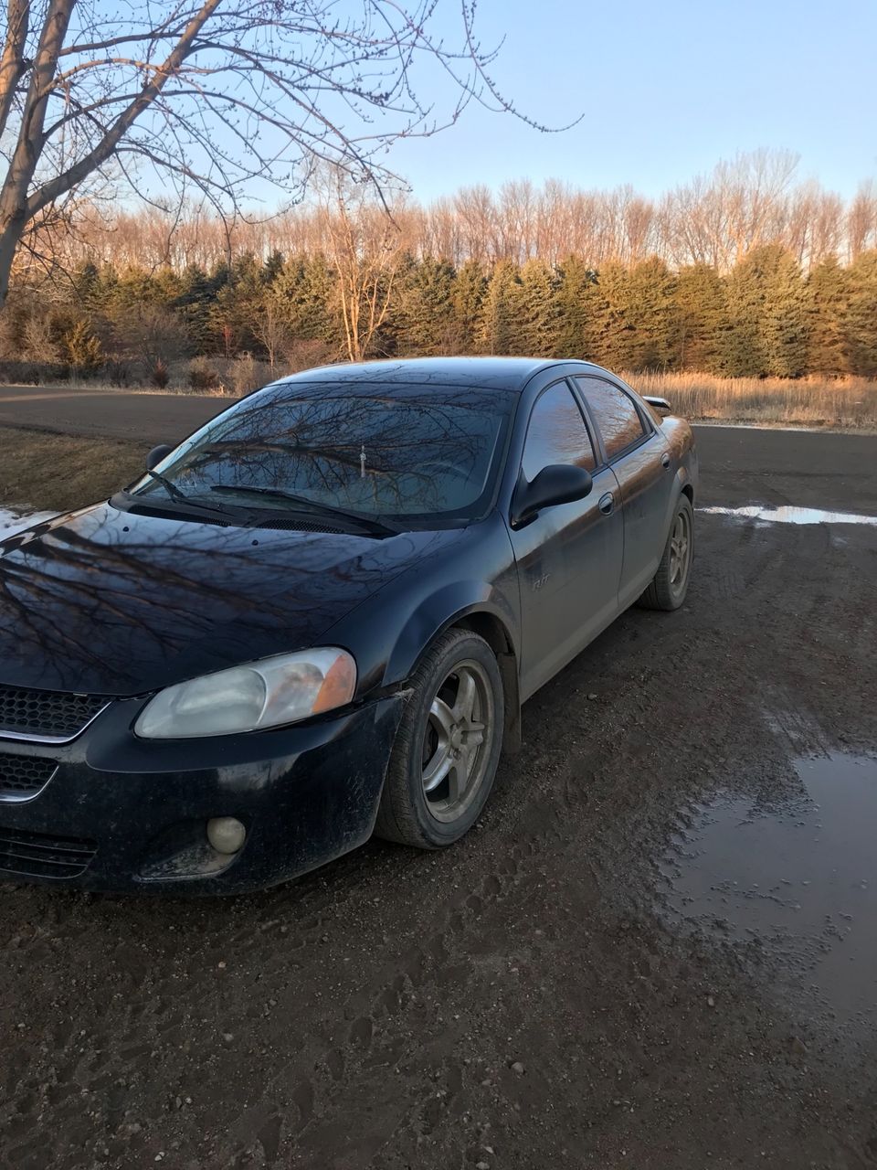 2004 Dodge Stratus R/T | Chester, SD, Black Clearcoat (Black), Front Wheel