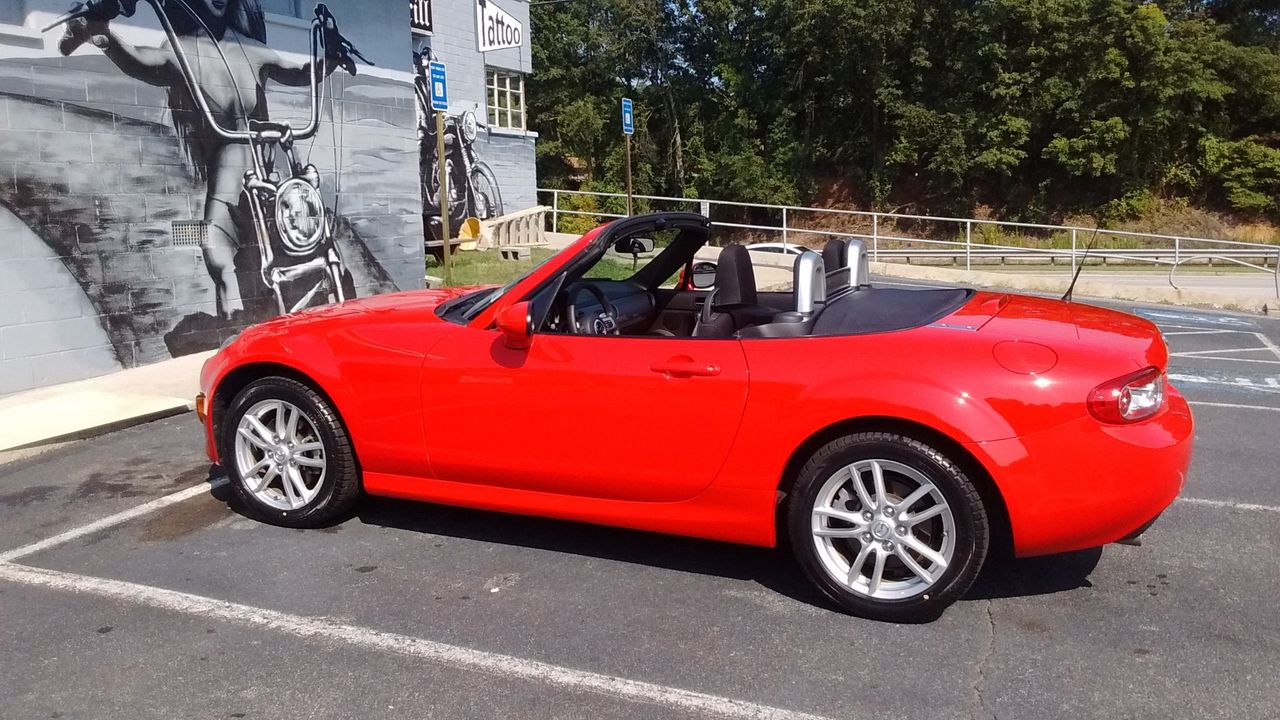 2012 Mazda MX-5 Miata Sport | Austell, GA, True Red (Red & Orange), Rear Wheel