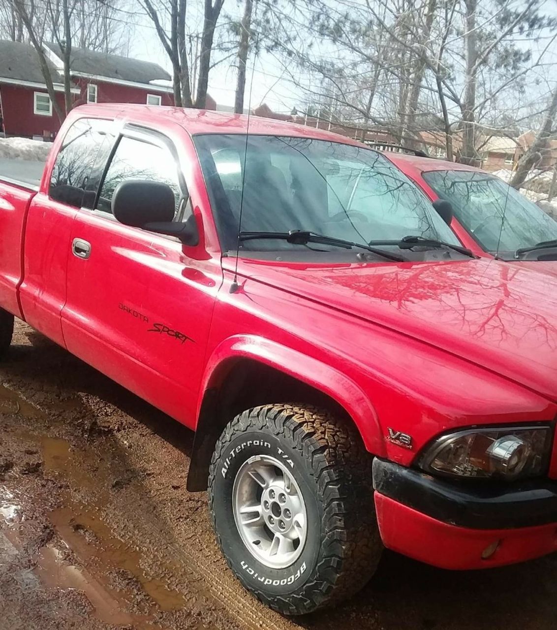 2002 Dodge Dakota Sport | Baltic, SD, Flame Red Clearcoat (Red & Orange)