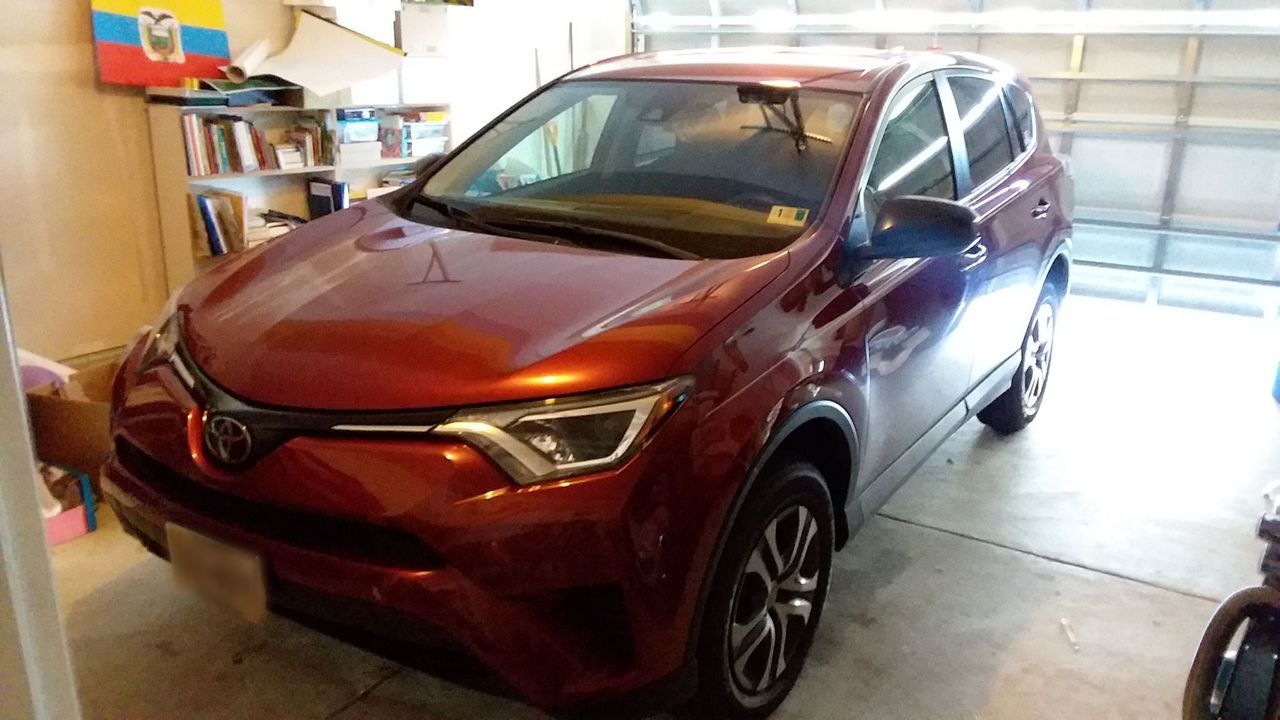 2018 Toyota RAV4 LE | Newport News, VA, Ruby Flare Pearl (Red & Orange), Front Wheel