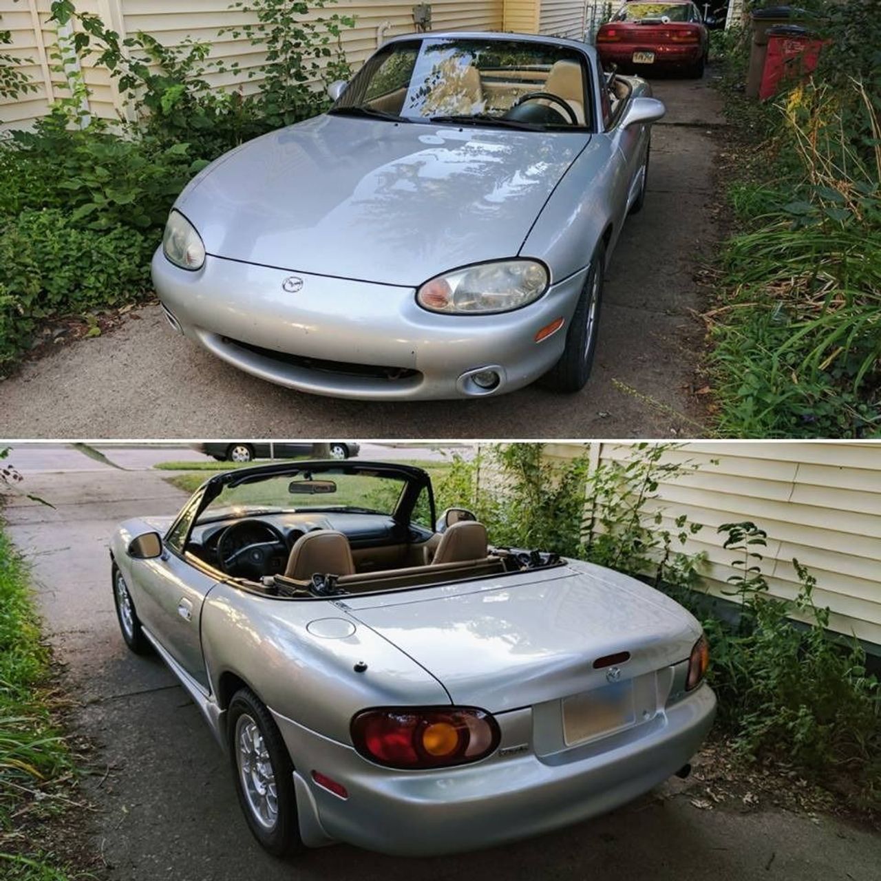 2000 Mazda MX-5 Miata LS | Beverly Hills, CA, Highlight Silver Metallic (Silver), Rear Wheel