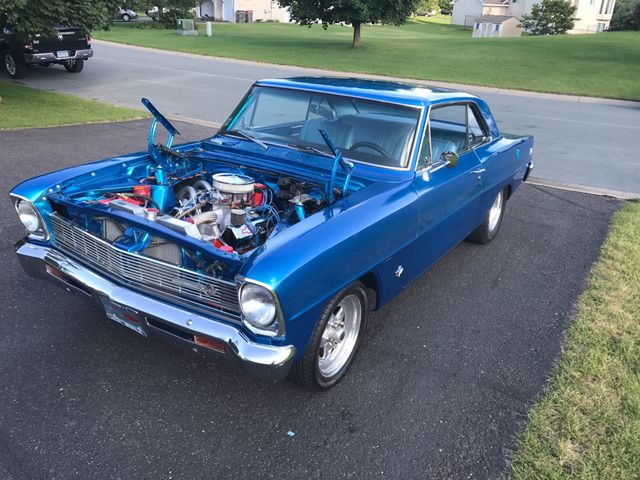 1966 Chevrolet Nova, Blue