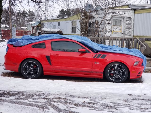 2014 Ford Mustang GT Premium, Race Red (Red & Orange), Rear Wheel