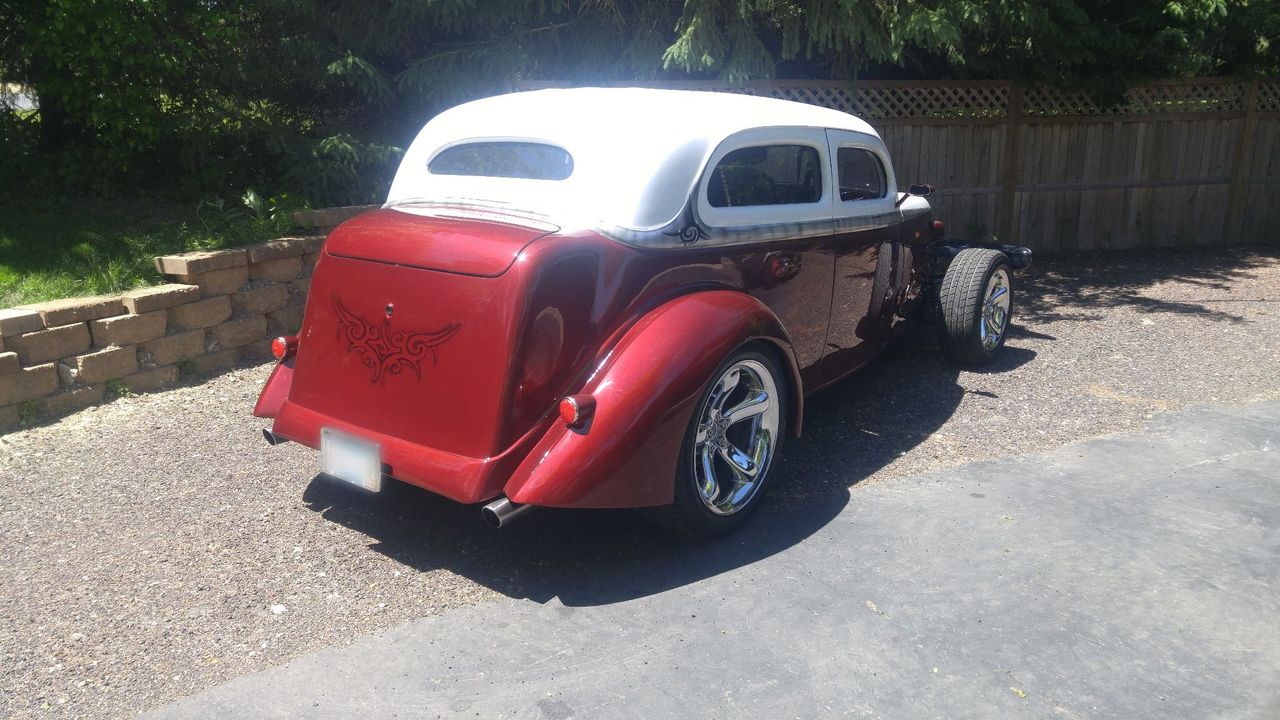 1936 Custom Other | Eden Prairie, MN, Dark Red, Rear Wheel
