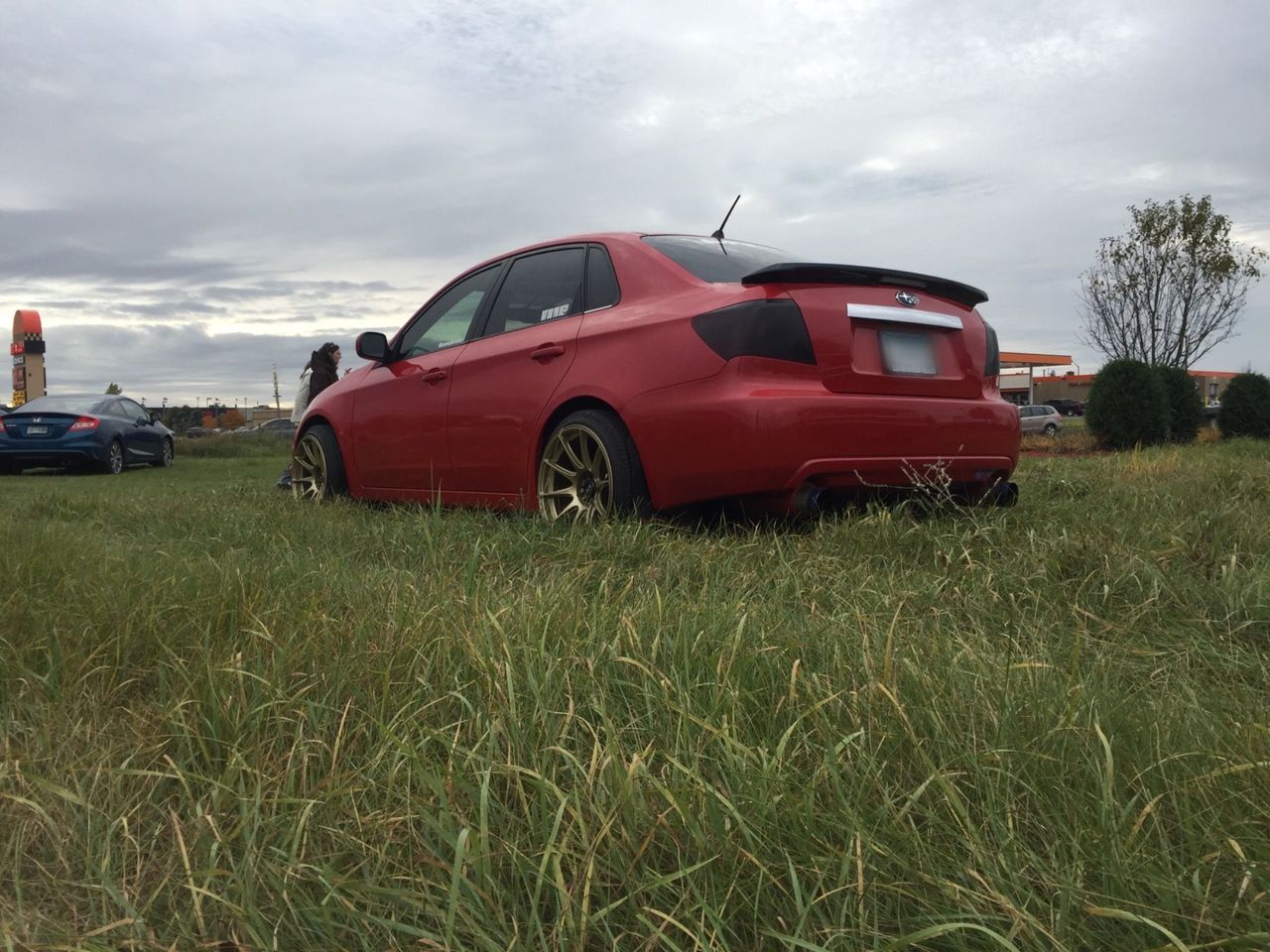 2008 Subaru Impreza 2.5i Premium Package | Forest Lake, MN, Lightning Red (Red & Orange), All Wheel