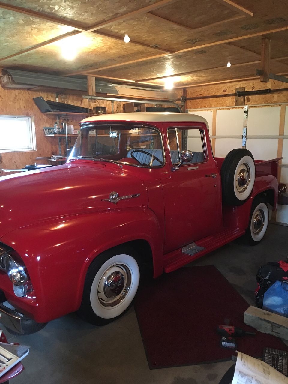 1956 Ford F-100 | Willmar, MN, Red & Orange