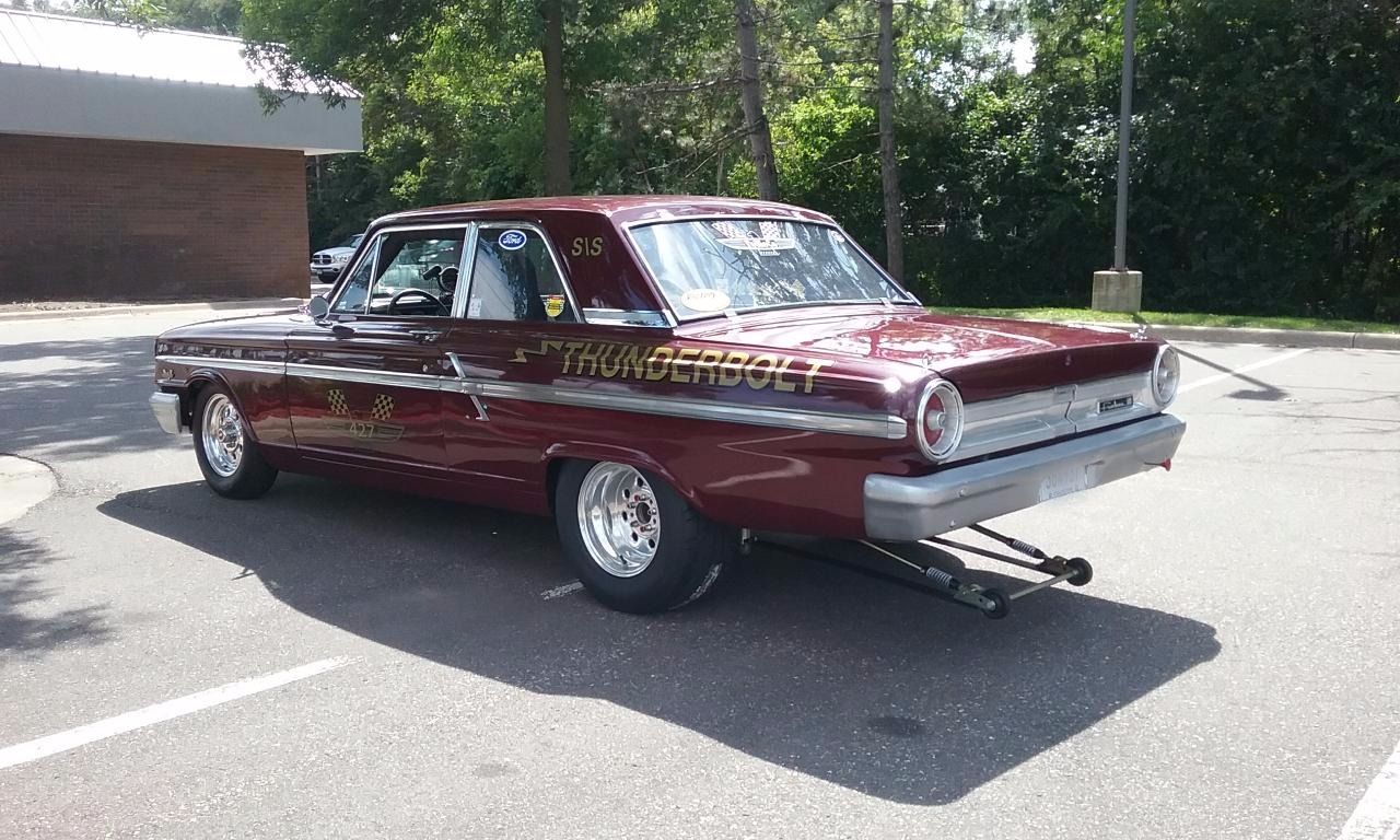 1964 Ford Fairlane 500 | Minneapolis, MN, Maroon, Rear Wheel