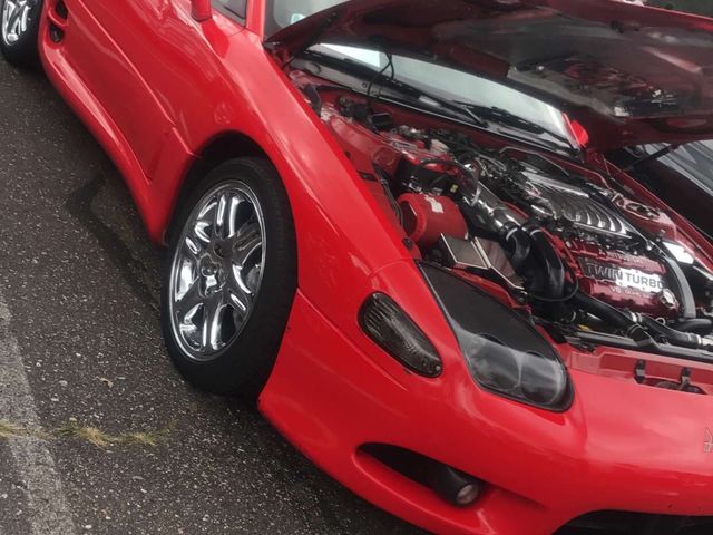 1997 Mitsubishi 3000GT VR-4 Turbo, Caracas Red (Red & Orange), All Wheel