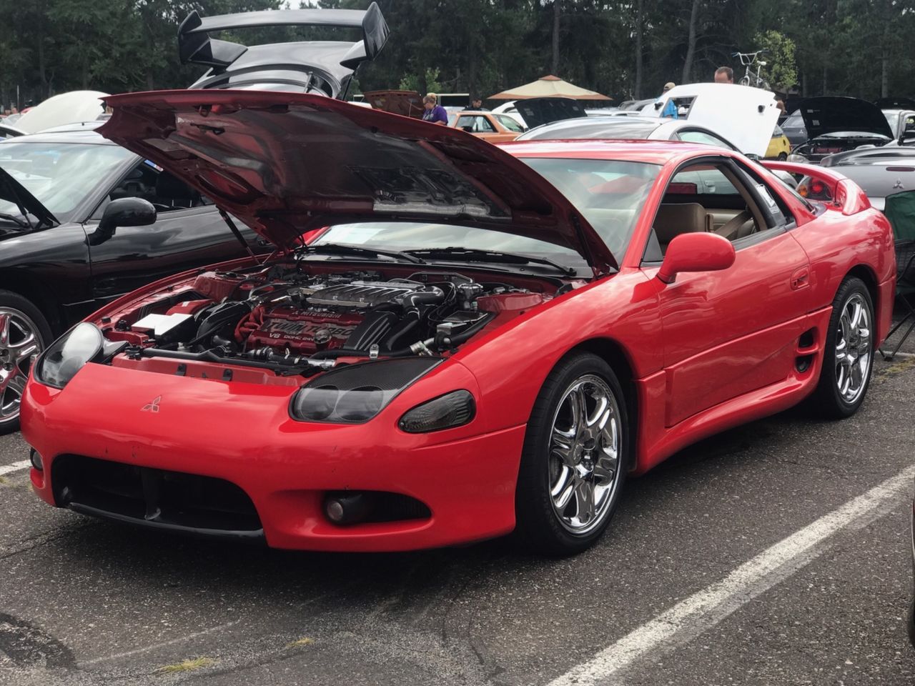 1997 Mitsubishi 3000GT VR-4 Turbo | Saint Paul, MN, Caracas Red (Red & Orange), All Wheel