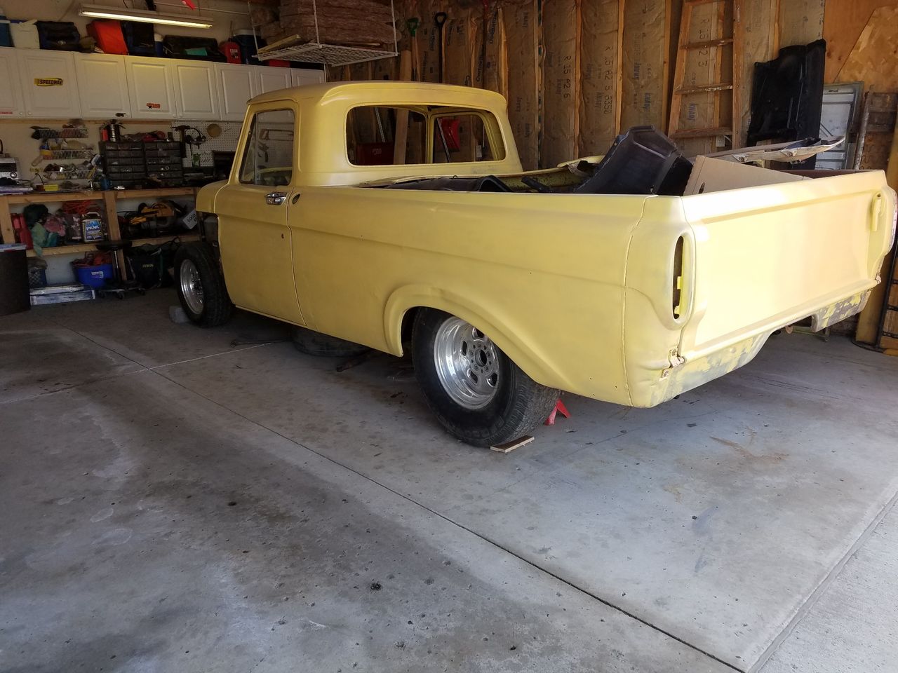 1962 Ford F-100 Unibody | Alexandria, MN, Yellow, Rear Wheel