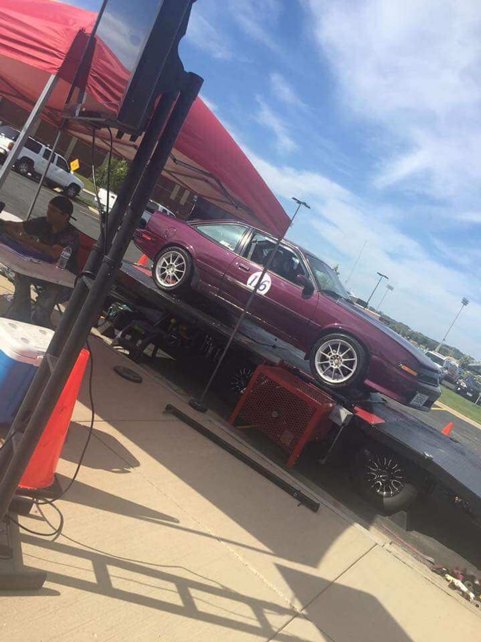 1994 Pontiac Sunbird SE | Wells, MN, Dark Purple Metallic (Pink & Purple), Front Wheel