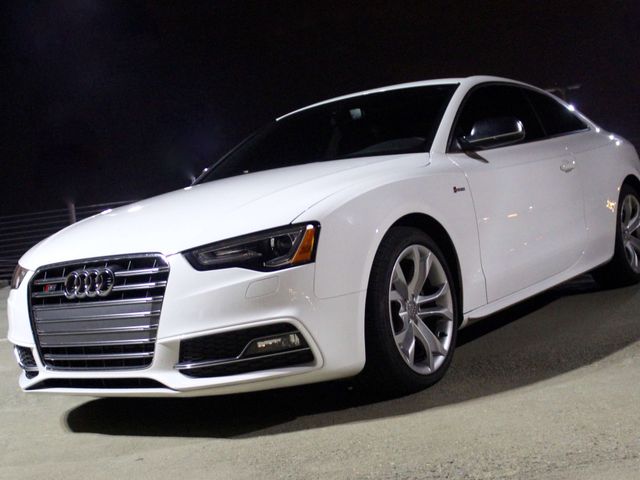 2014 Audi S5 3.0T quattro Premium Plus, Glacier White Metallic (White), All Wheel