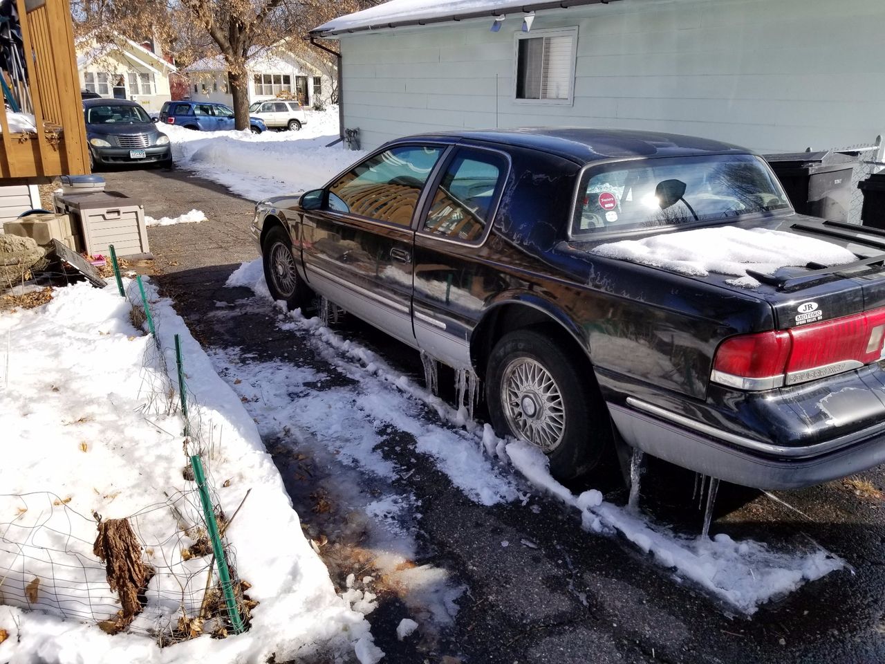 1997 Mercury Cougar XR7 | Burnsville, MN, Black Clearcoat (Black), Rear Wheel