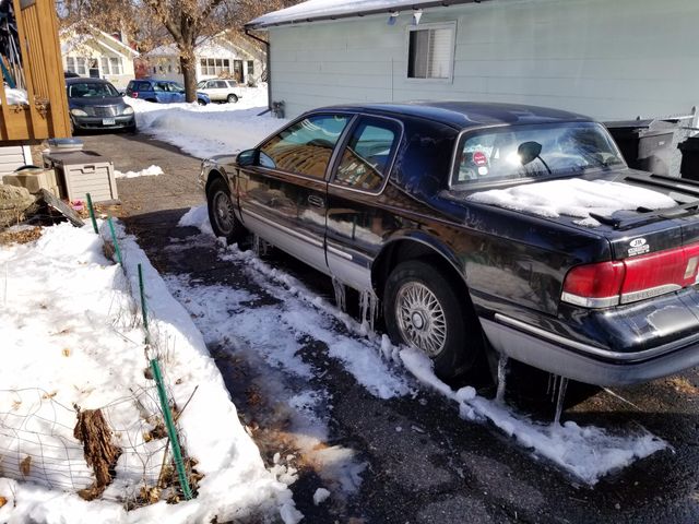 1997 Mercury Cougar XR7, Black Clearcoat (Black), Rear Wheel