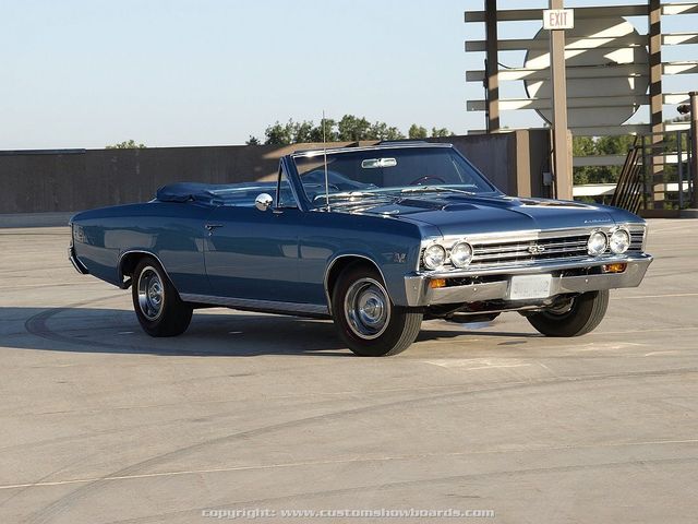 1967 Chevrolet Chevelle SS, Blue