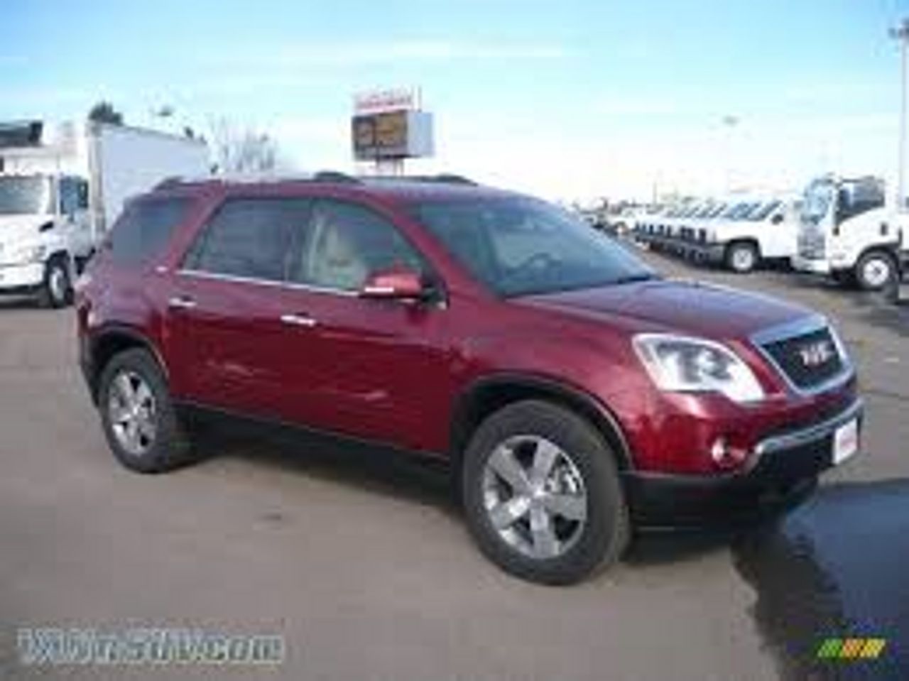 2011 GMC Acadia | Sioux Falls, SD, Red Jewel Tintcoat (Red & Orange)