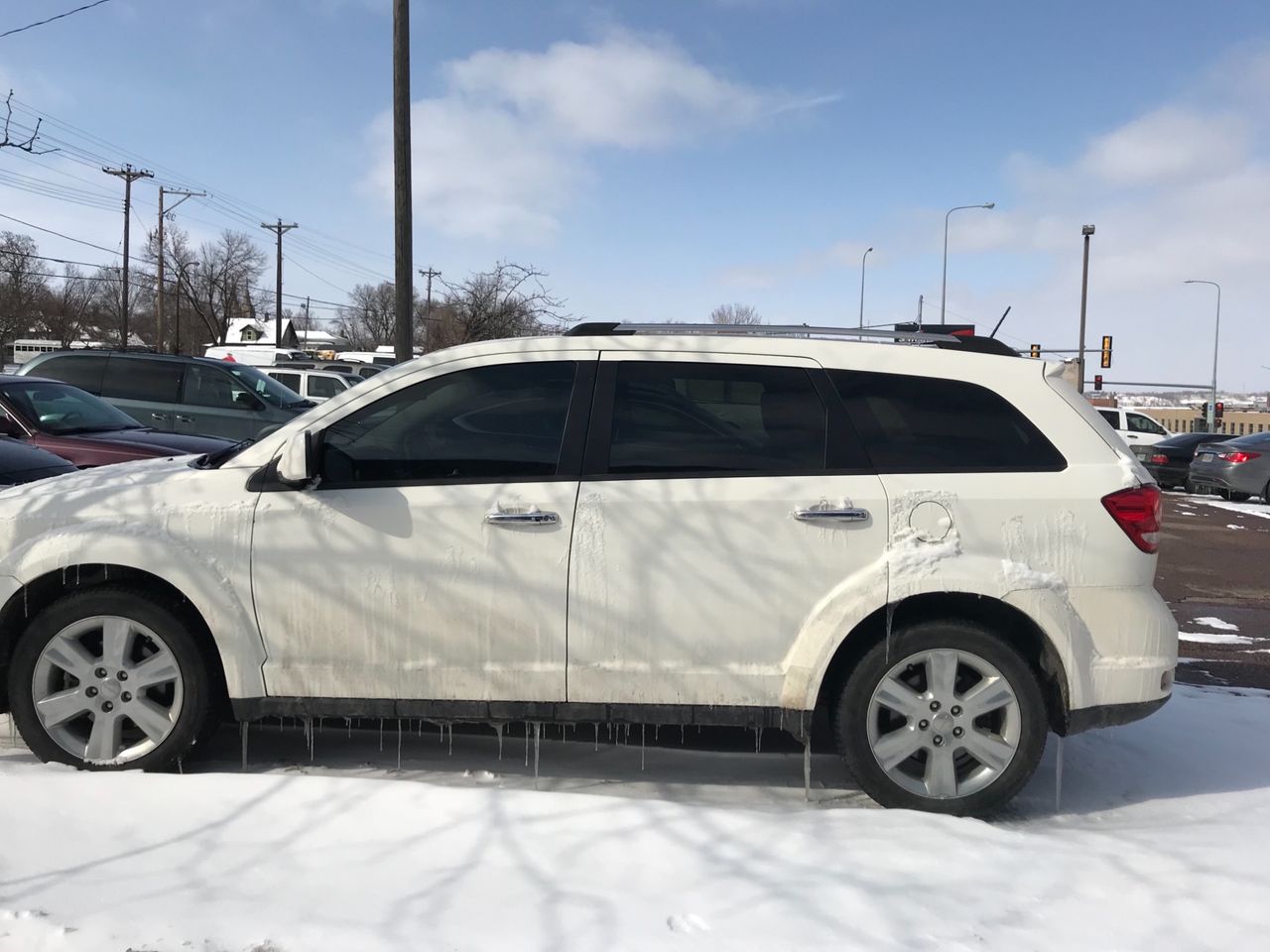2013 Dodge Journey SE | Sioux Falls, SD, White (White), Front Wheel