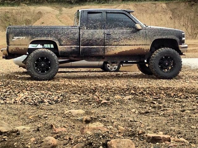 1998 Chevrolet C/K 1500 Series K1500 Silverado, Black, 4 Wheel