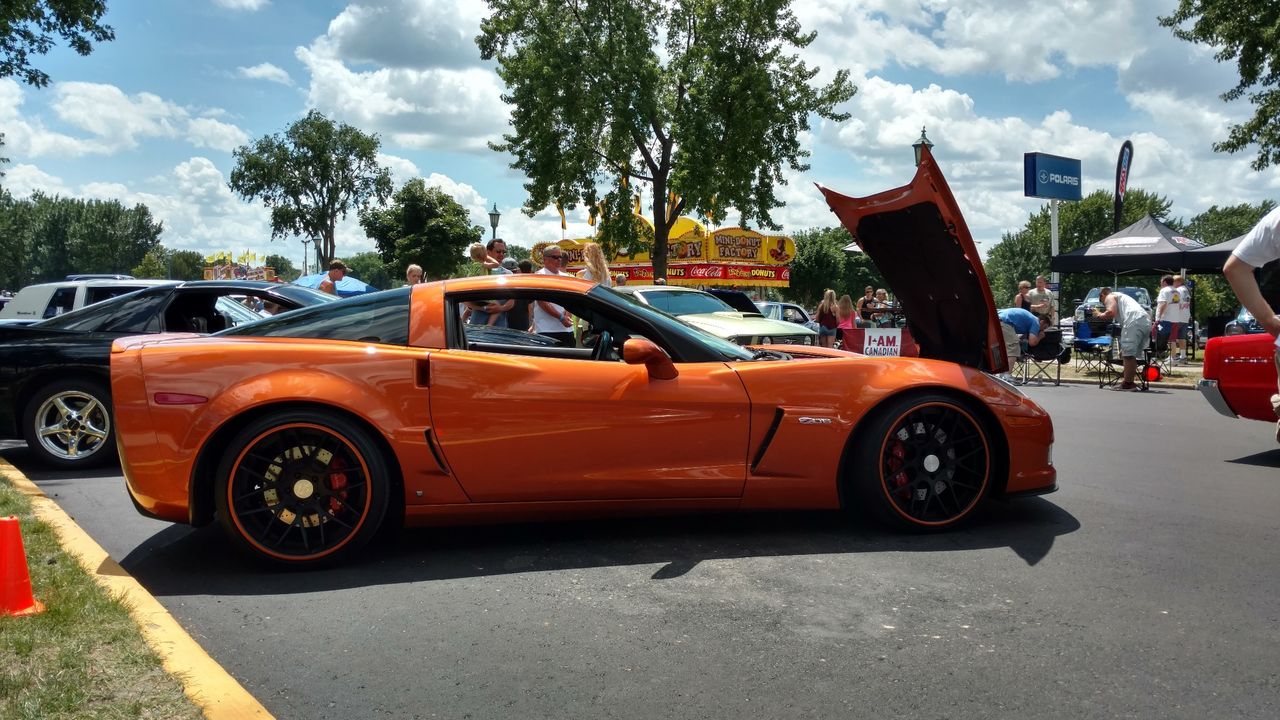 2008 Chevrolet Corvette Z06 | Andover, MN, Atomic Orange Metallic (Red & Orange), Rear Wheel