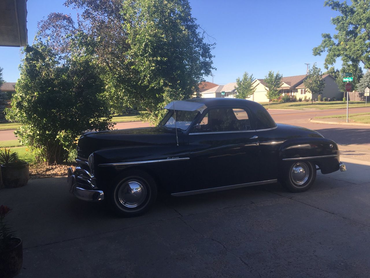 1950 Plymouth Deluxe | Sioux Falls, SD, Black, Rear Wheel
