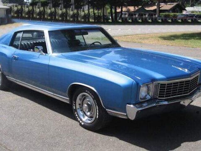 1972 Chevrolet Monte Carlo, Blue