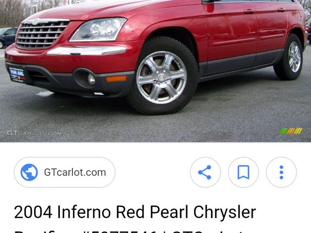 2004 Chrysler Pacifica Base, Inferno Red Tinted Pearlcoat (Red & Orange), All Wheel