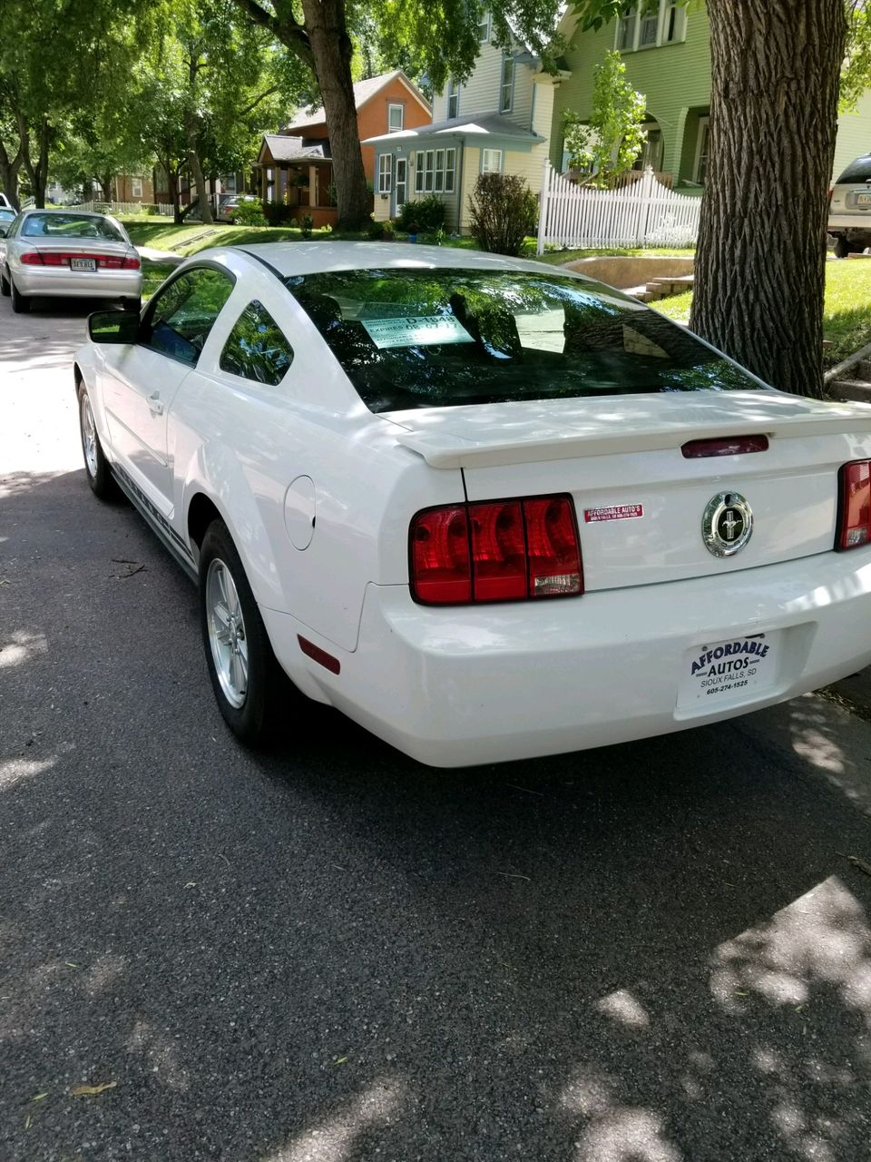 2007 Ford Mustang | Sioux Falls, SD, Performance White Clearcoat (White), Rear Wheel