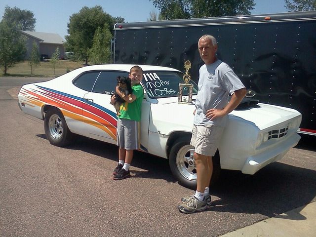 1971 Plymouth Duster, White