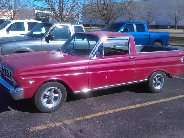 1965 Ford Ranchero, Red & Orange, Rear Wheel