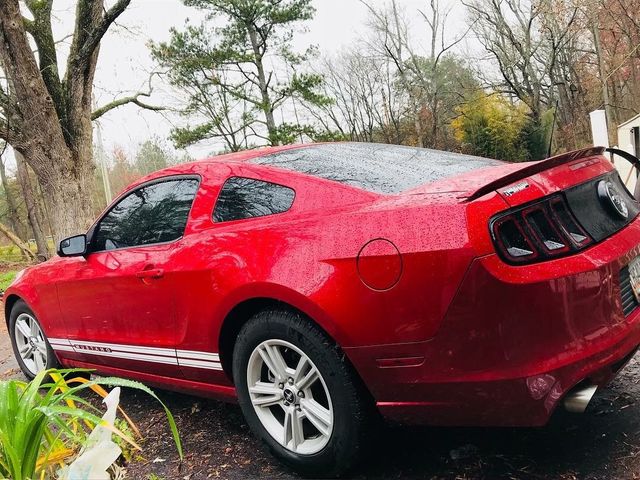 2013 Ford Mustang V6, Red Candy Metallic Tinted Clearcoat (Red & Orange), Rear Wheel