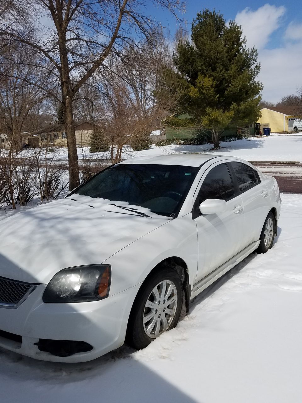 2010 Mitsubishi Galant | Baltic, SD, White Pearl (White), Front Wheel