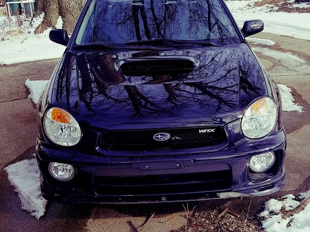 2002 Subaru Impreza WRX, Midnight Black Pearl (Black), All Wheel