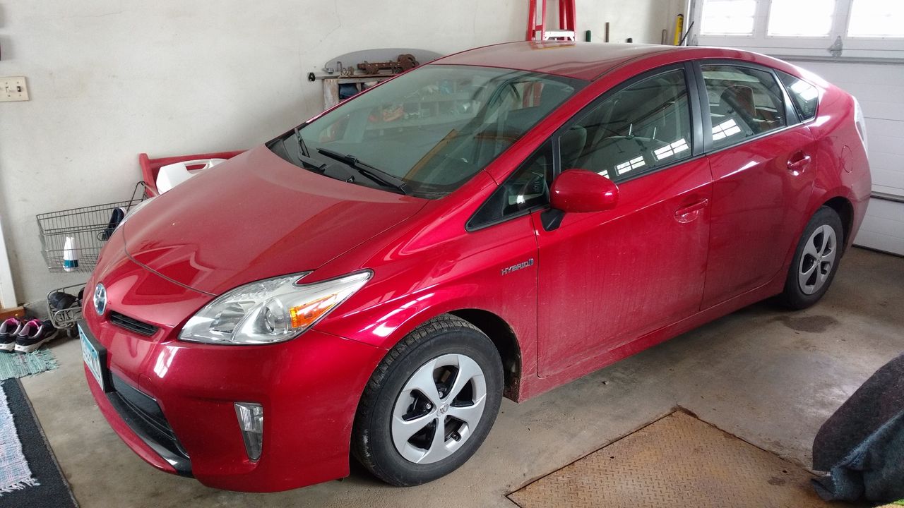 2015 Toyota Prius | Walnut Grove, MN, Absolutely Red (Red & Orange), Front Wheel