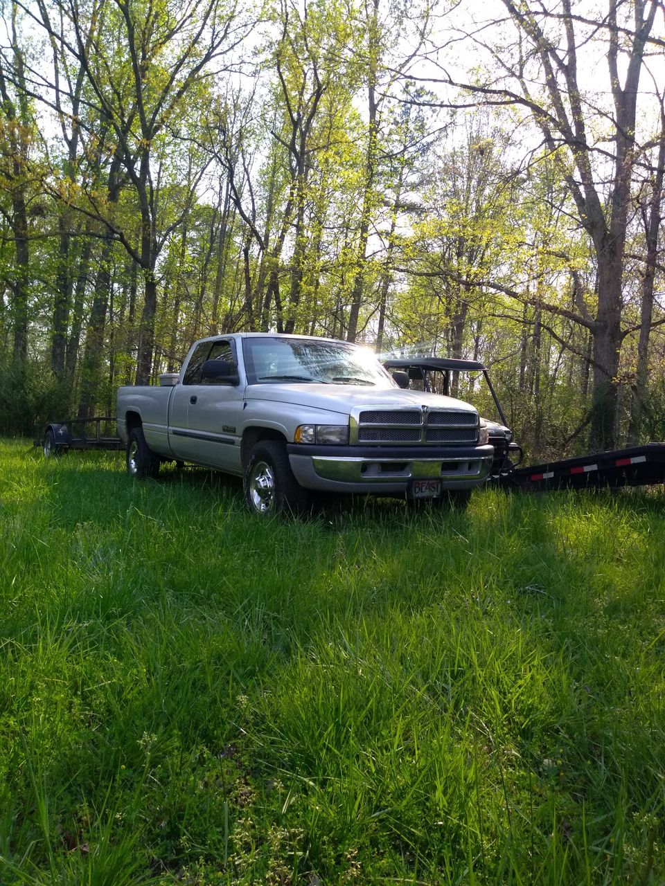 2001 Dodge Ram Pickup 2500 SLT | Douglasville, GA, Black Clearcoat (Black), Rear Wheel