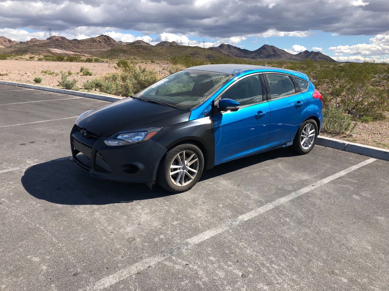 2015 Ford Focus SE | Las Vegas, NV, Blue Candy Metallic Tinted Clearcoat (Blue), Front Wheel