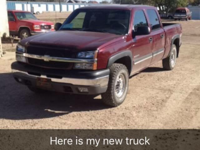 2003 Chevrolet Silverado 1500HD LS, Dark Carmine Red Metallic (Red & Orange), 4 Wheel