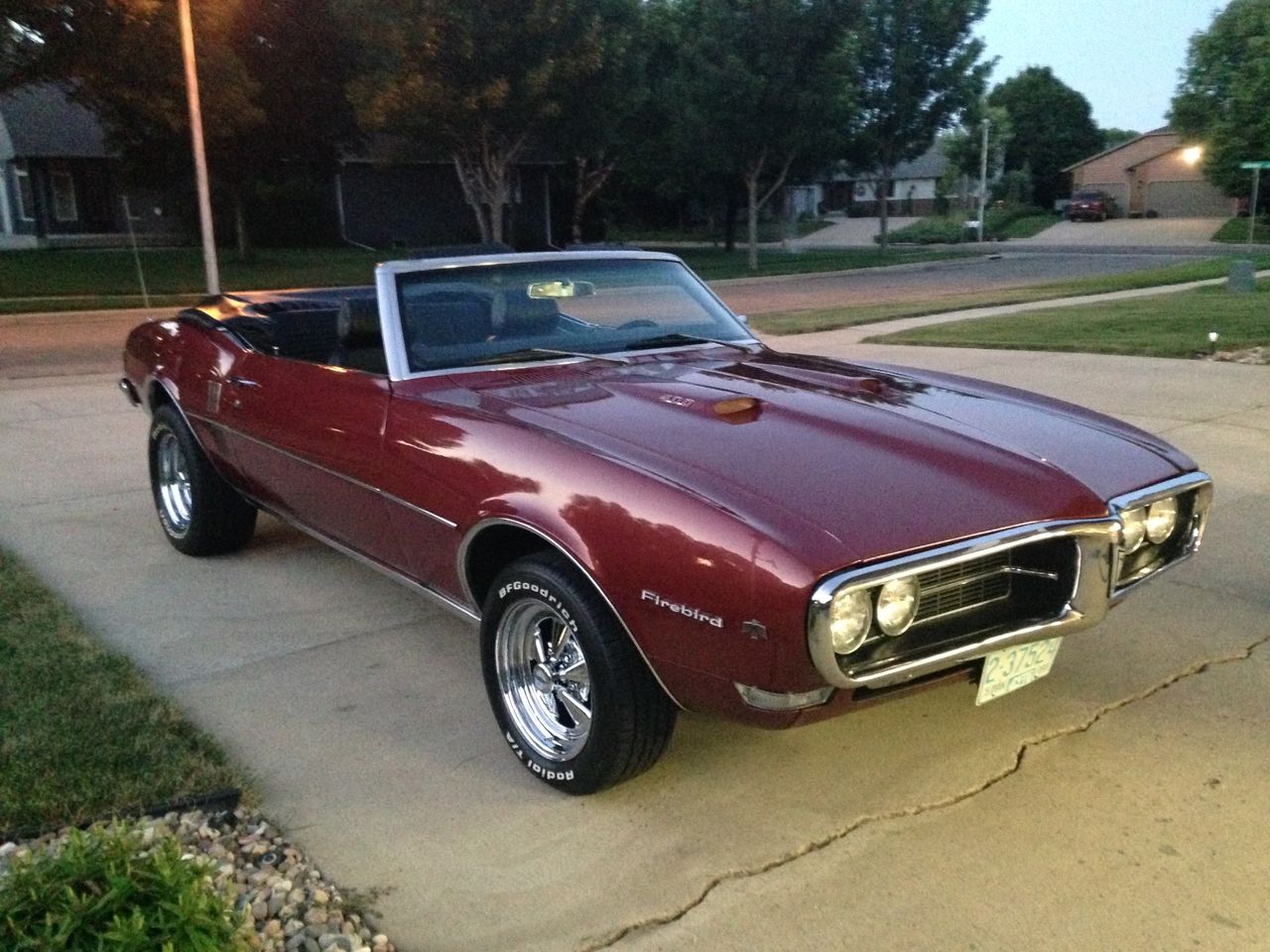 1968 Pontiac Firebird | Sioux Falls, SD, Maroon