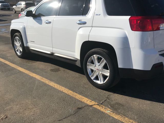 2011 GMC Terrain SLT-1, Olympic White (White), Front Wheel