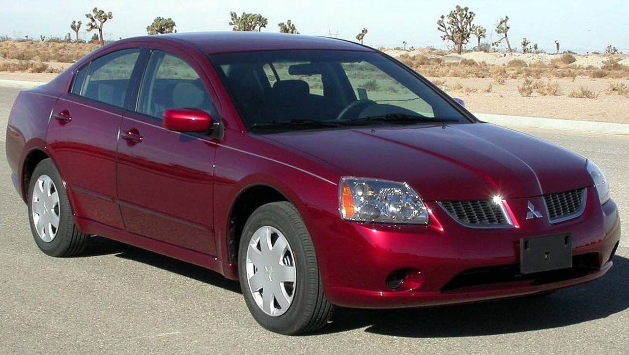 2006 Mitsubishi Galant GTS V6 | Sioux City, IA, Ultra Red Pearl (Red & Orange), Front Wheel