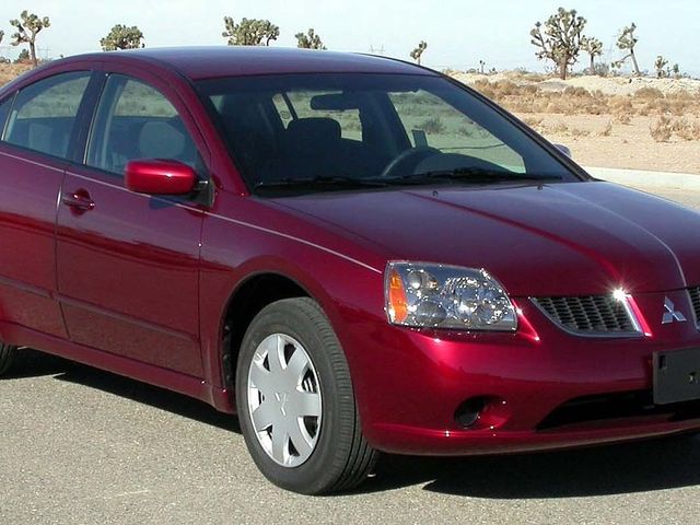 2006 Mitsubishi Galant GTS V6, Ultra Red Pearl (Red & Orange), Front Wheel