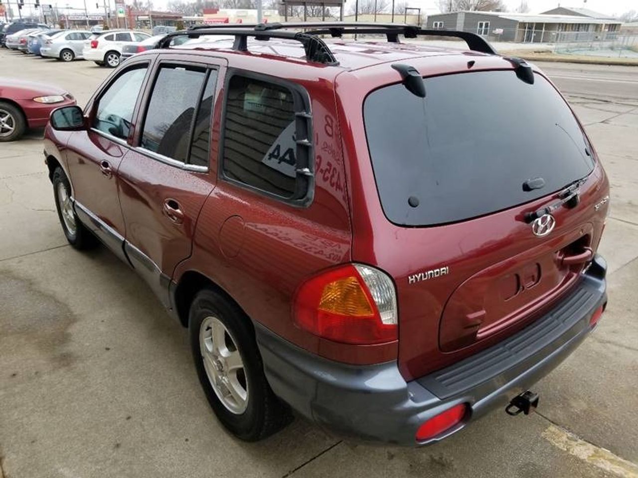 2001 Hyundai Santa Fe | Sioux Falls, SD, Merlot (Red & Orange)