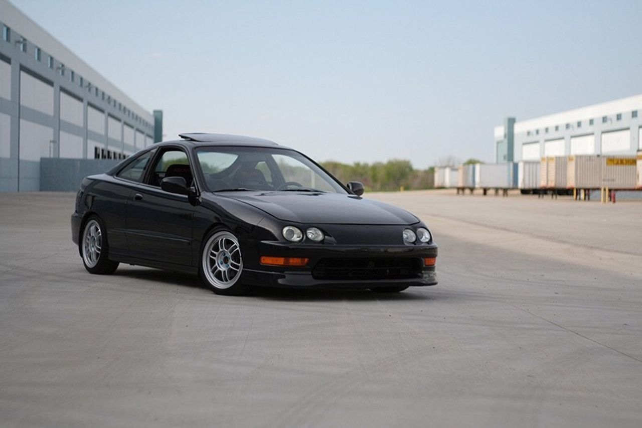 1996 Acura Integra RS | Sioux Falls, SD, Granada Black Pearl Metallic (Black), Front Wheel