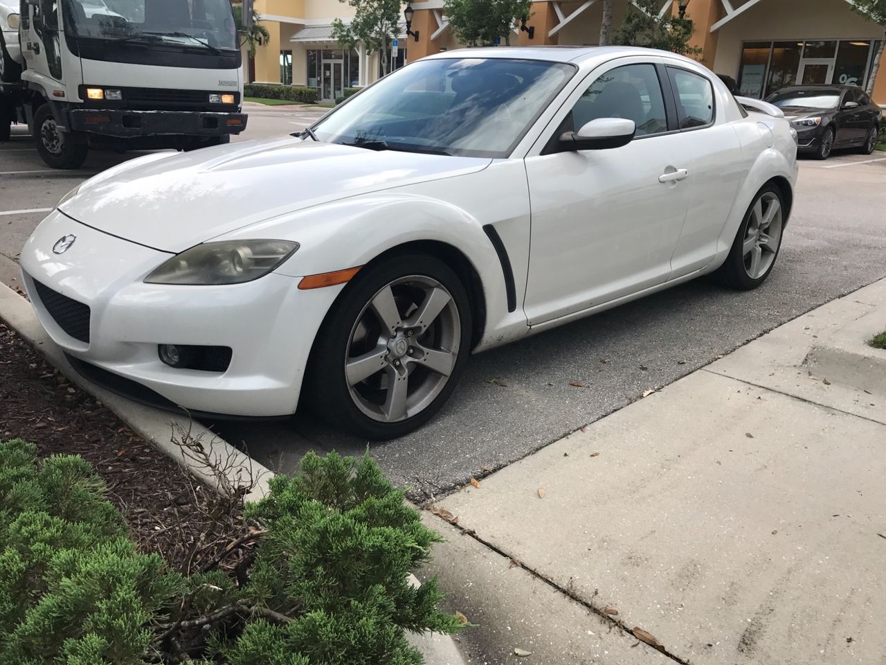 2005 Mazda RX-8 Base | Naples, FL, Whitewater Pearl (White), Rear Wheel