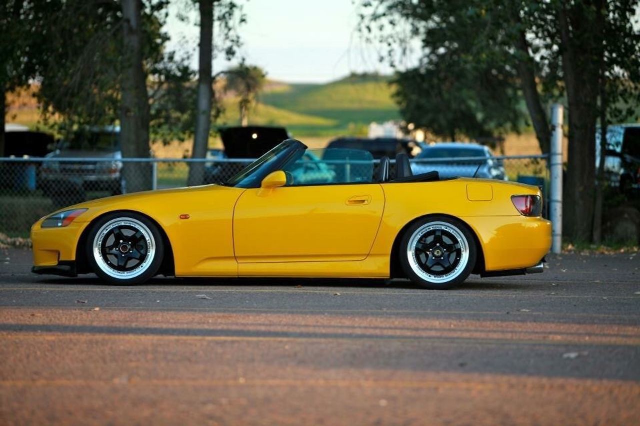 2003 Honda S2000 Base | Sioux Falls, SD, Spa Yellow (Yellow), Rear Wheel