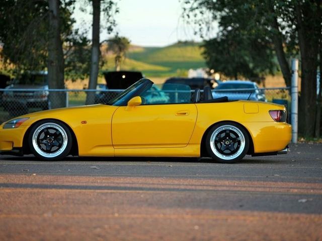 2003 Honda S2000 Base, Spa Yellow (Yellow), Rear Wheel