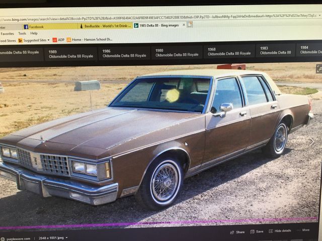 1983 Oldsmobile Delta Eighty-Eight Royale, Light Brown, Rear Wheel