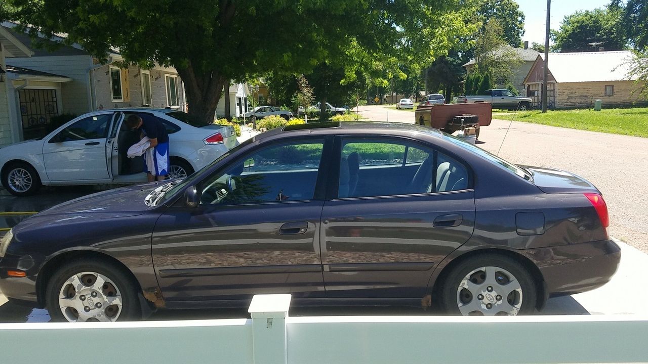 2003 Hyundai Elantra | Firth, NE, Midnight Gray (Blue), Front Wheel